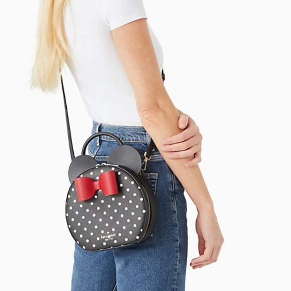 Kate Spade: disney x kate spade new york minnie mouse crossbody bag - Picture 2 of 16